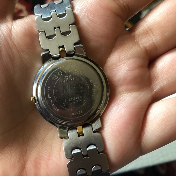 MOVADO Silver & Gold Watch - Picture 3 of 3